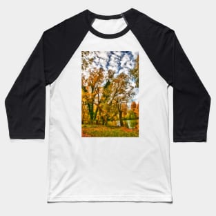 Watercolour Lakeside Baseball T-Shirt